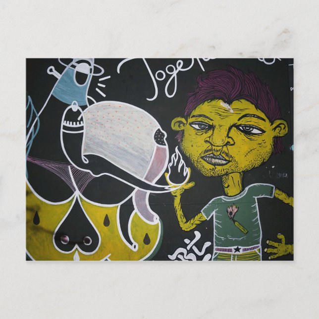 Cartão Postal Holanda: Passe-me a vibração (Frente)