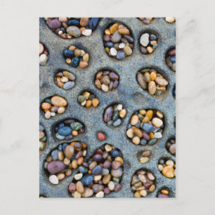 Cartão Postal Holes filled with pebbles, CA