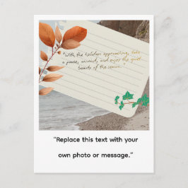 Cartão Postal Holiday Abstract Design – Festive Art