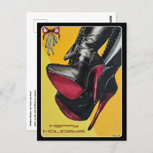 Cartão Postal 'Holiday Hijinks, o sabor foi azedo', pintando em