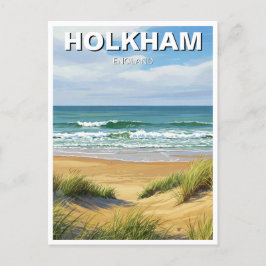 Cartão Postal Holkham Norfolk England Viagem
