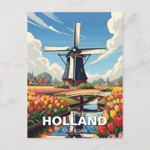 Cartão Postal Holland Michigan Viagem