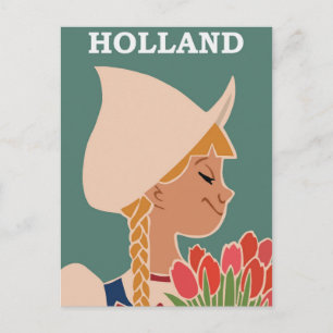 Cartão Postal Holland Viagem