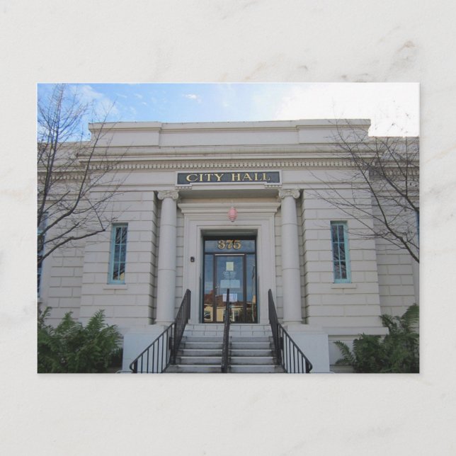 Cartão Postal Hollister City Hall (Frente)