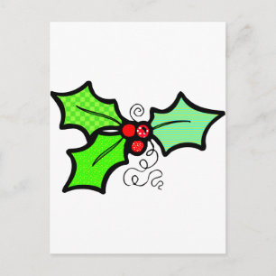 Cartão Postal Holly