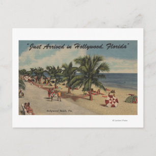 Cartão Postal Hollywood Beach, Florida - View of Beach