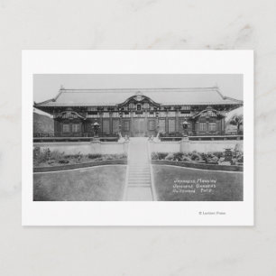 Cartão Postal Hollywood, CA Japanese Mansion in Gardens