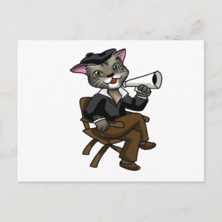 Cartão Postal Hollywood Cat