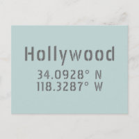 Hollywood Latitude Longitude