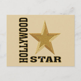 Cartão Postal Hollywood Star