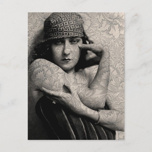 Cartão Postal Hollywood Vintage Gloria (Frente)