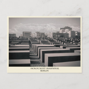 Cartão Postal Holocausto-Mahnmal Berlin