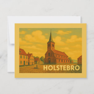 Cartão Postal Holstebro Dinamarca Giacometti