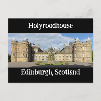 Cartão Postal Holyroodhouse, Edimburgo, Escócia