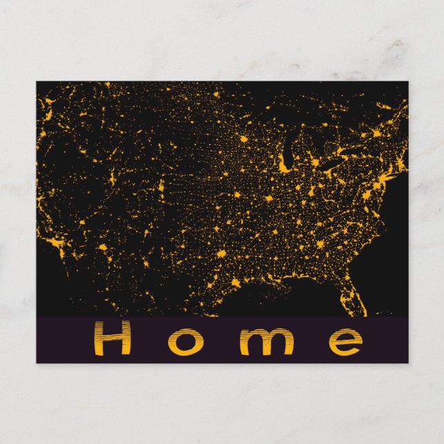 Cartão Postal Home USA (Frente)
