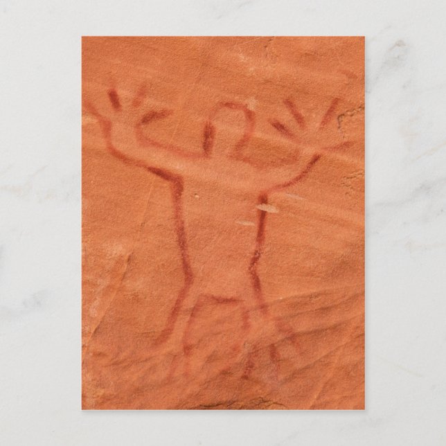 Cartão Postal Homem Aviso (Frente)