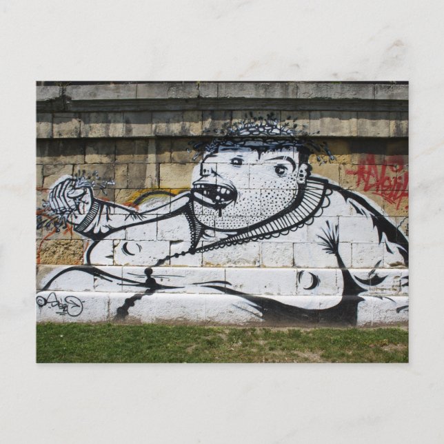 Cartão Postal Homem Branco Gordo (Frente)