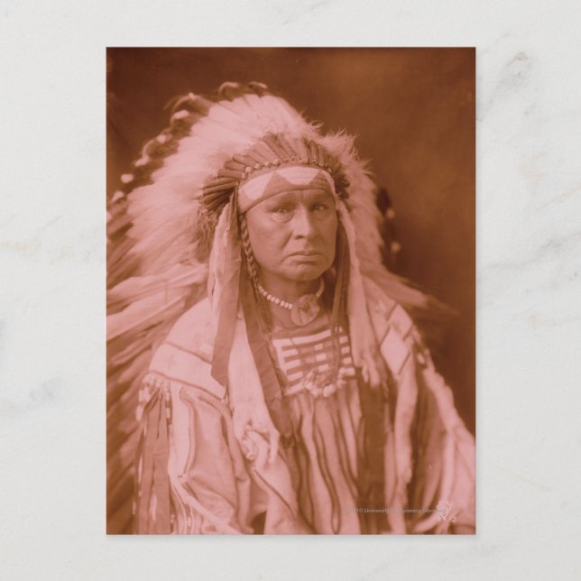 Cartão Postal Homem Branco o governa - Coroa (Frente)