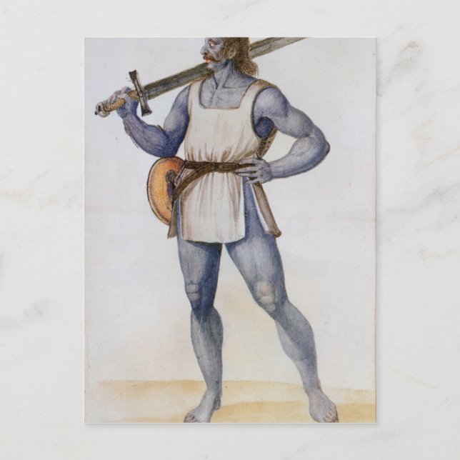 Cartão Postal Homem Britânico Antigo (Frente)