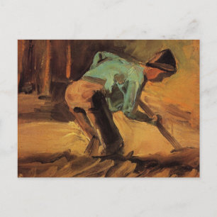Cartão Postal Homem Curvado com Bastão, Pá por Vincent van Gogh