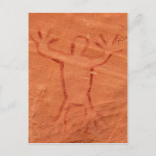 Cartão Postal Homem de Aviso