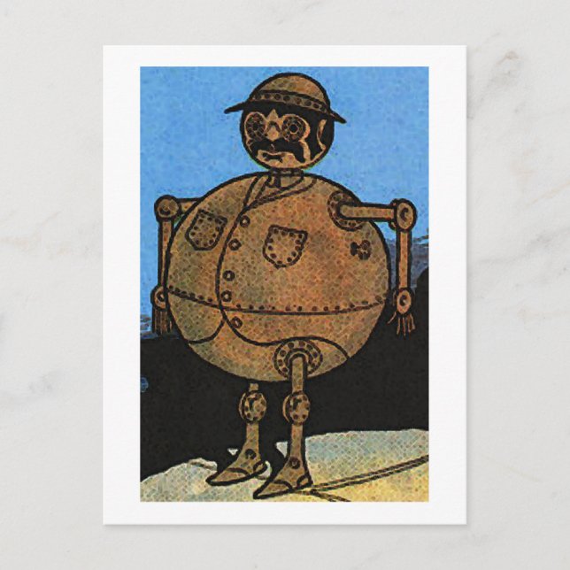 Cartão Postal Homem de estanho (Frente)