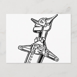 Cartão Postal Homem de Lata Apaixonado