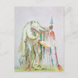 Cartão Postal Homem de Medicina Pé Negra