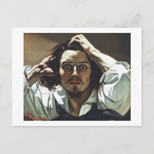 Cartão Postal Homem desesperado (Frente)