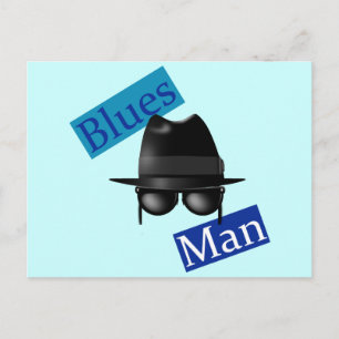 Cartão Postal Homem do Blues