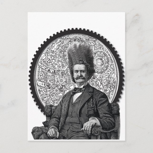 Cartão Postal homem-galo (Frente)