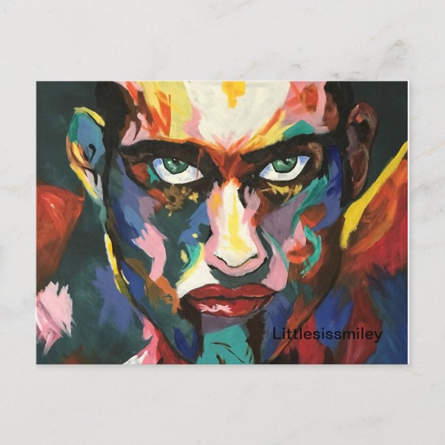 Cartão Postal Homem Intenso  (Frente)