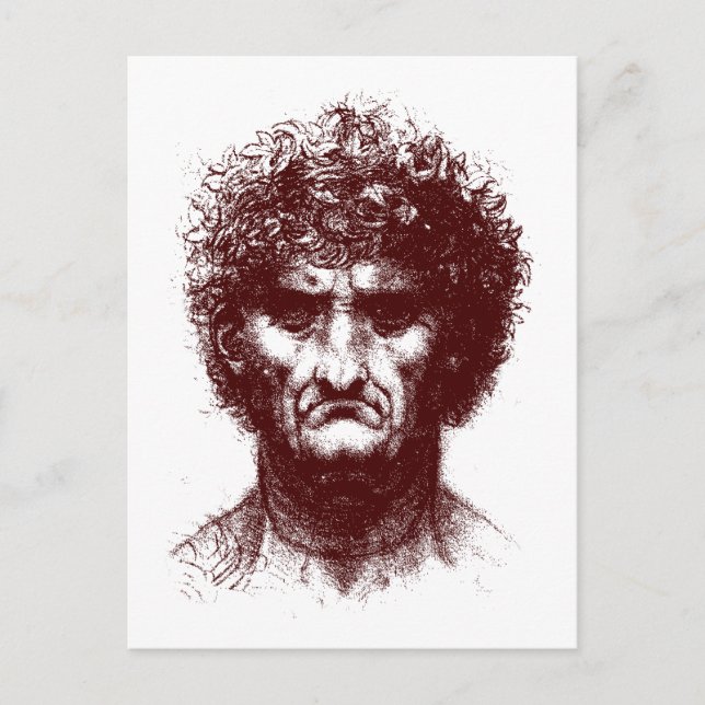 Cartão Postal homem mais velho (Frente)