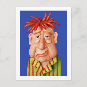 Cartão Postal Homem sonolento