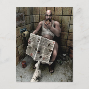 Cartão Postal homem sujo