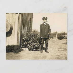 CARTÃO POSTAL HOMEM UNIFORME #27