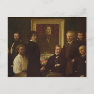 Cartão Postal Homenagem a Delacroix, 1864