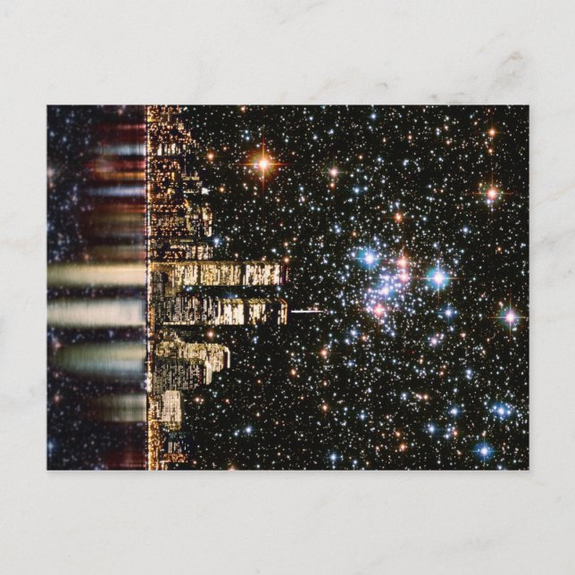 Cartão Postal Homenagem ao World Trade Center. (Frente)