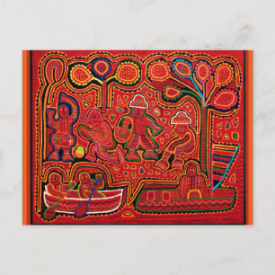 Cartão Postal Homens Cuna Indianos em Cayucos