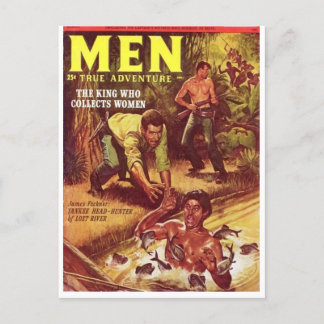 Cartão Postal Homens da aventura verdadeira 2