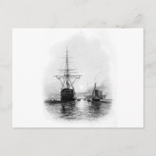 CARTÃO POSTAL HOMENS DE GUERRA NO CABEÇALHO