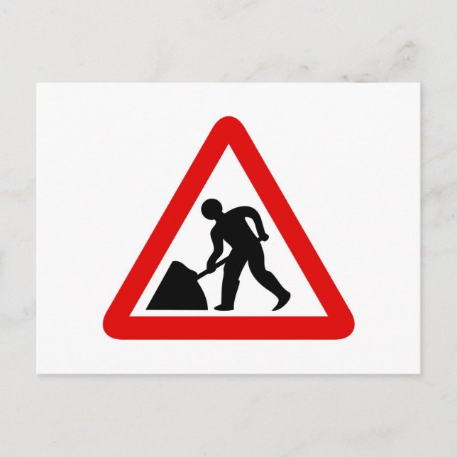 Cartão Postal Homens no Trabalho (Frente)