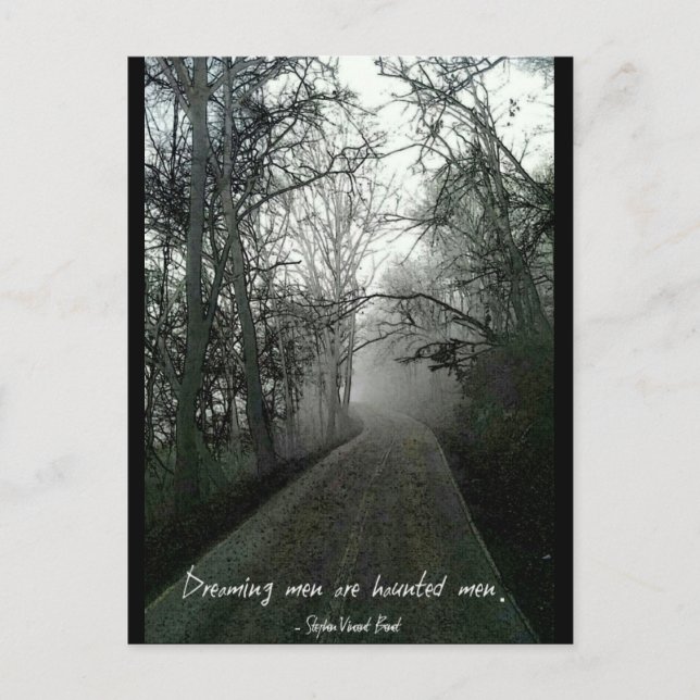 Cartão Postal Homens sonhando... (Frente)