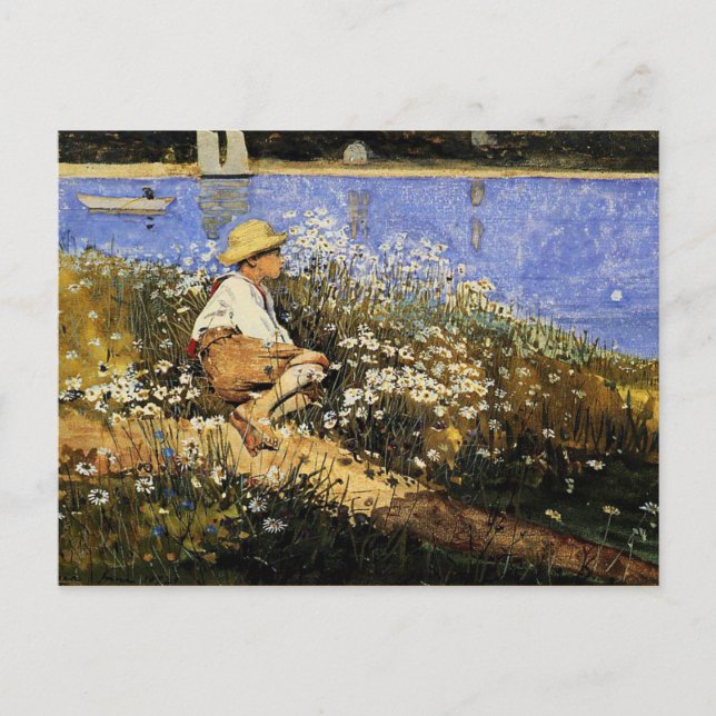 Cartão Postal Homer - Assistindo o porto (Frente)