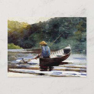 Cartão Postal Homer - Pesca de Menino