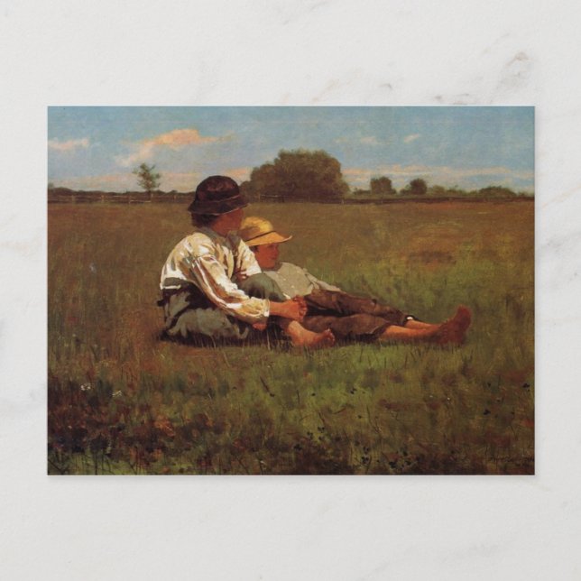 Cartão Postal Homer Winslow Art Work (Frente)