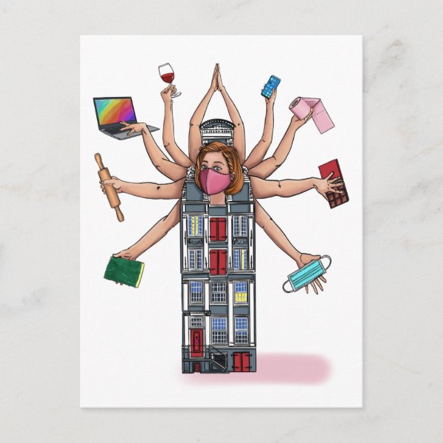 Cartão Postal "Homestask" (Frente)