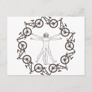 Cartão Postal Homo Cyclistus