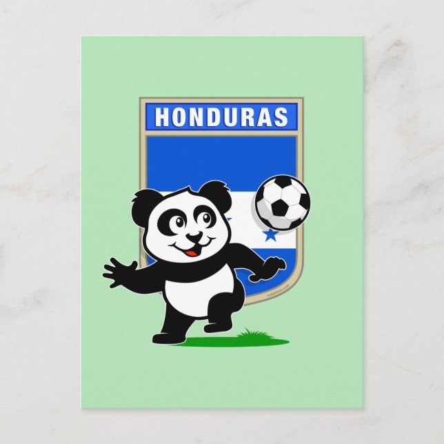 Cartão Postal Honduras Soccer Panda (Frente)