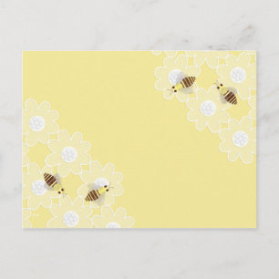 Cartão Postal Honey Bee Postcard